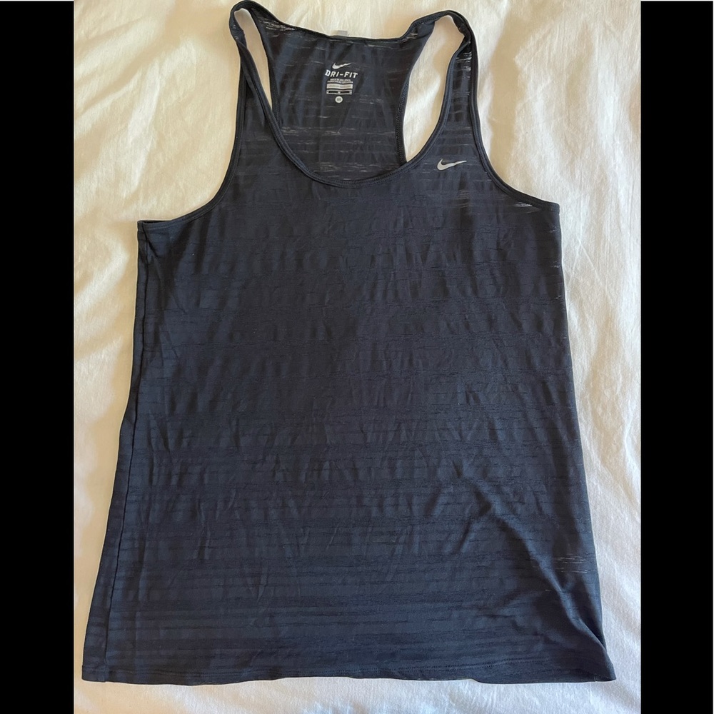 Nike dri fit tank top. Size medium. Black.